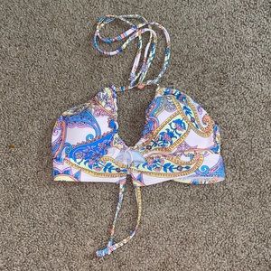 Paisley bikini top